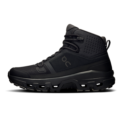 On Cloudrock Mid Waterproof Black Black (Women'S)