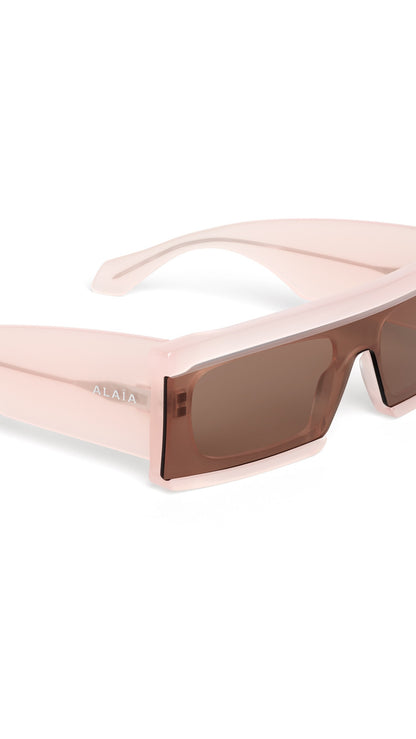 Alaïa Rectangular Mask Sunglasses