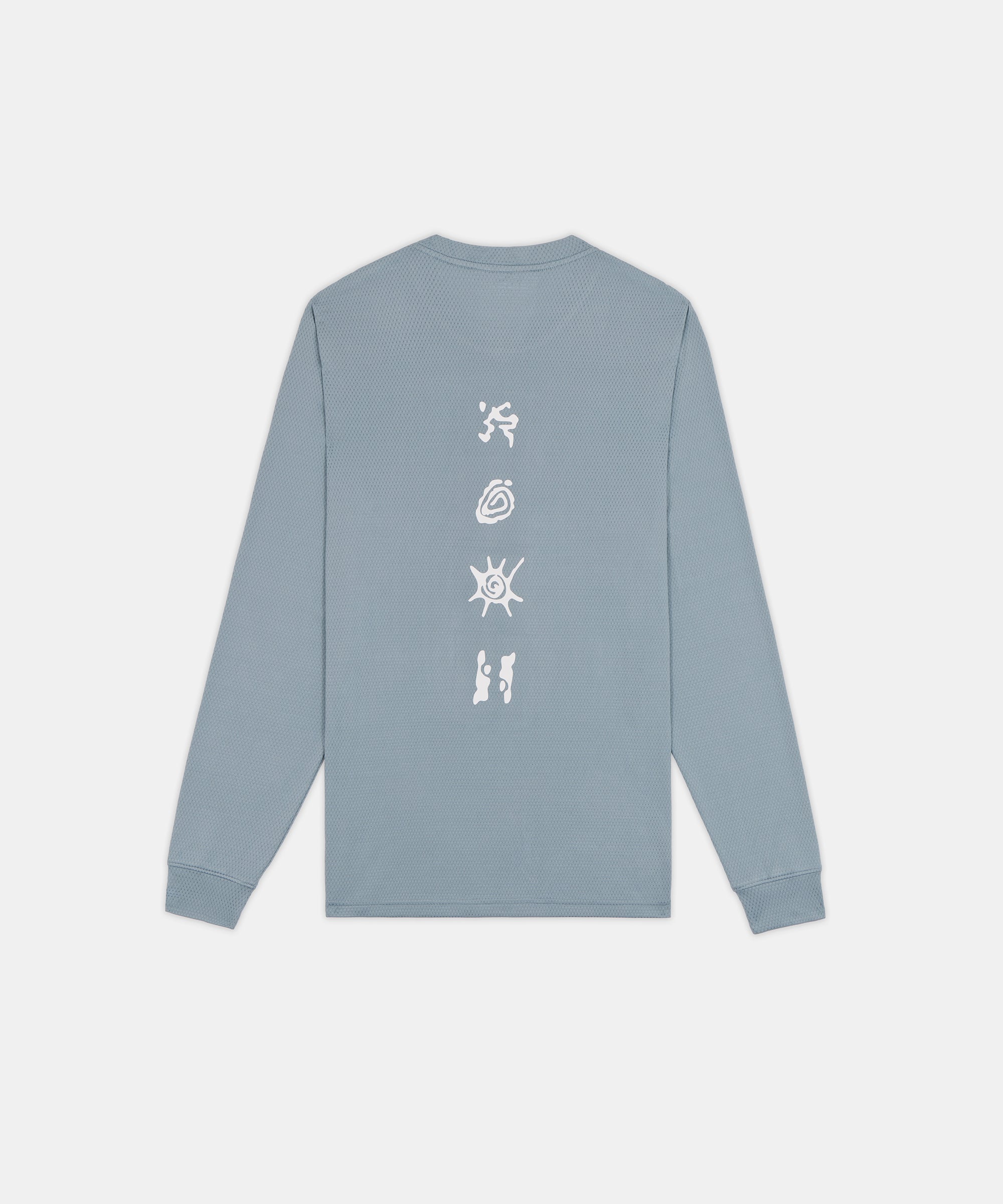 Bandit Mens Micromesh Long Sleeve Tranquil Blue