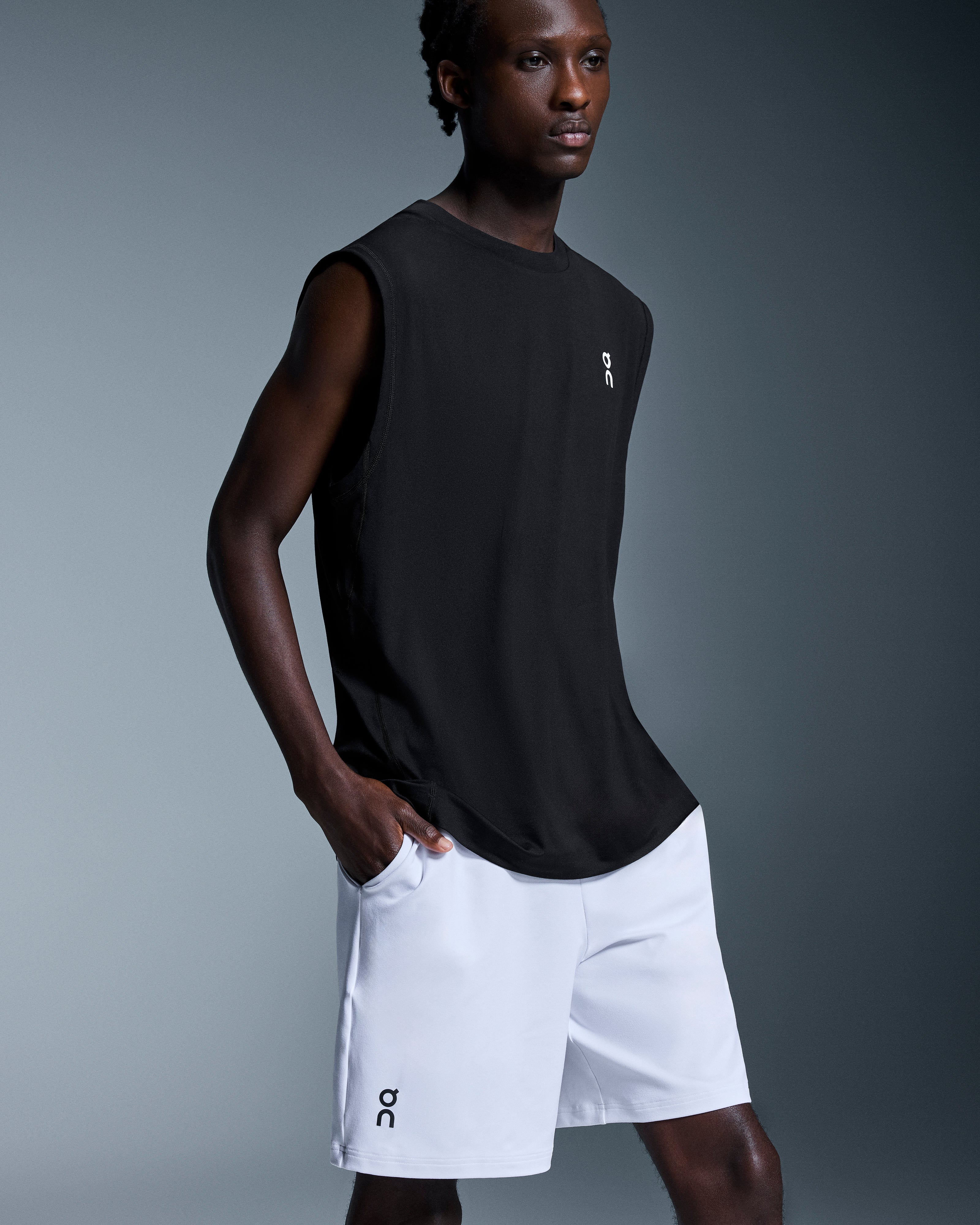 on courtside shorts White