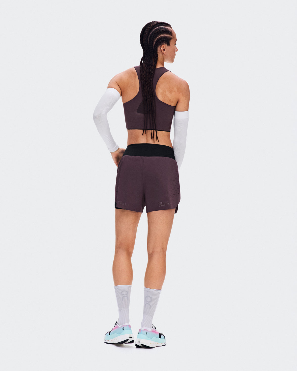 On Zero 2-In-1 Shorts Urchin | Black (Women'S)