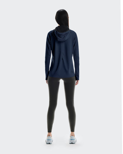On Climate Zip Hoodie Navy (Women'S)