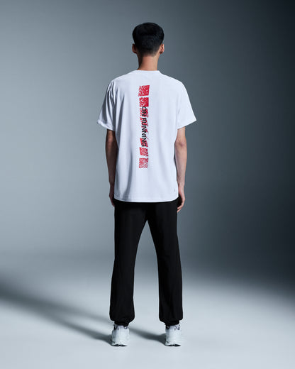 on train-t graphic White