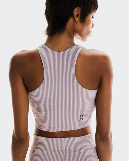 On All-Day Ribbed Crop Orchid | Lilac (Women'S)