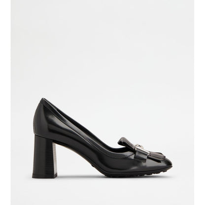 Tods Pumps In Leather Black Womens