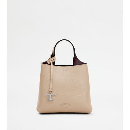 Tods Bag In Leather Mini Off White