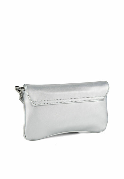 Valentino Bags Ariel Mir Clutch Tasche 21 Cm - Clutch - Silver-Coloured