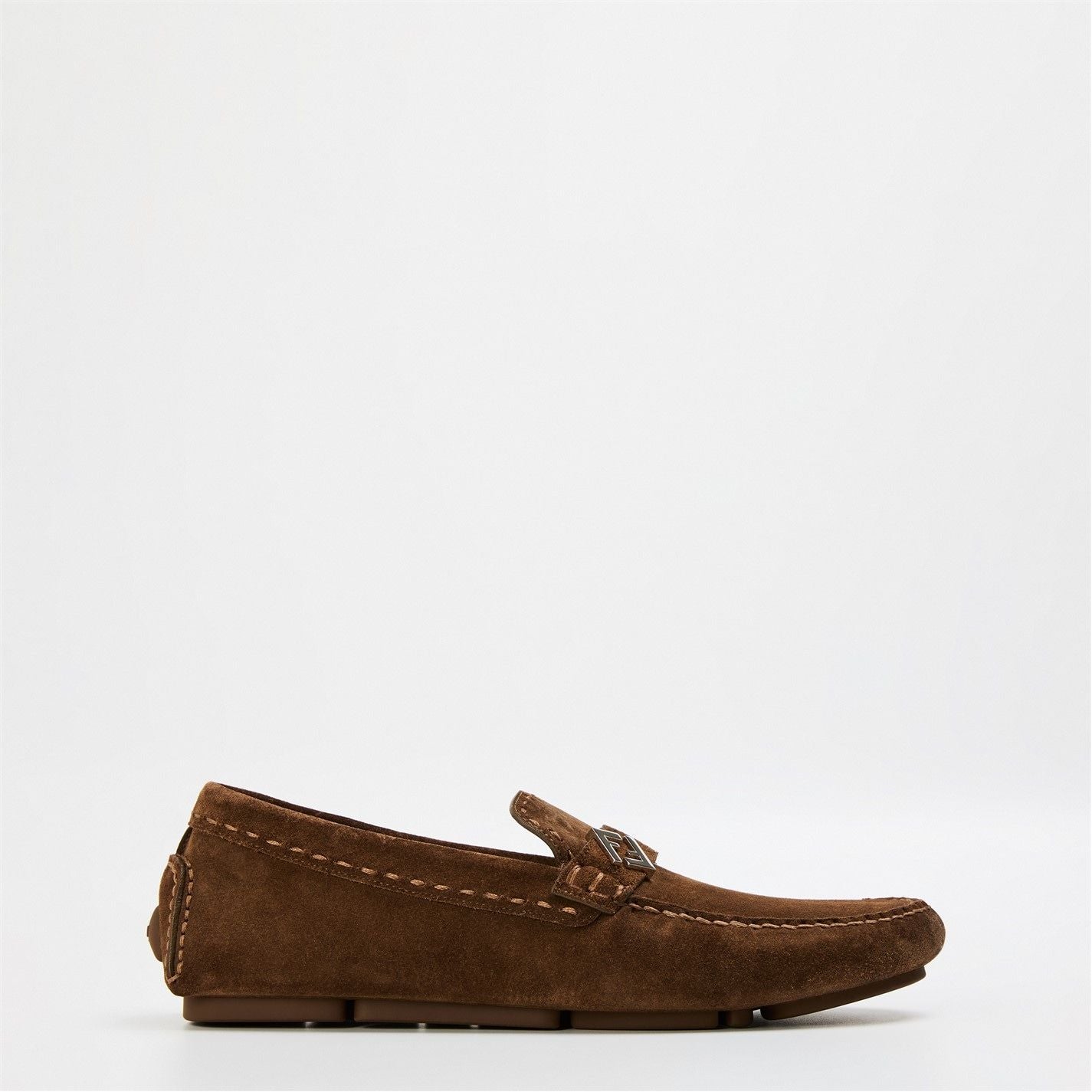  Fendi FF Loafer Sn53 Brown