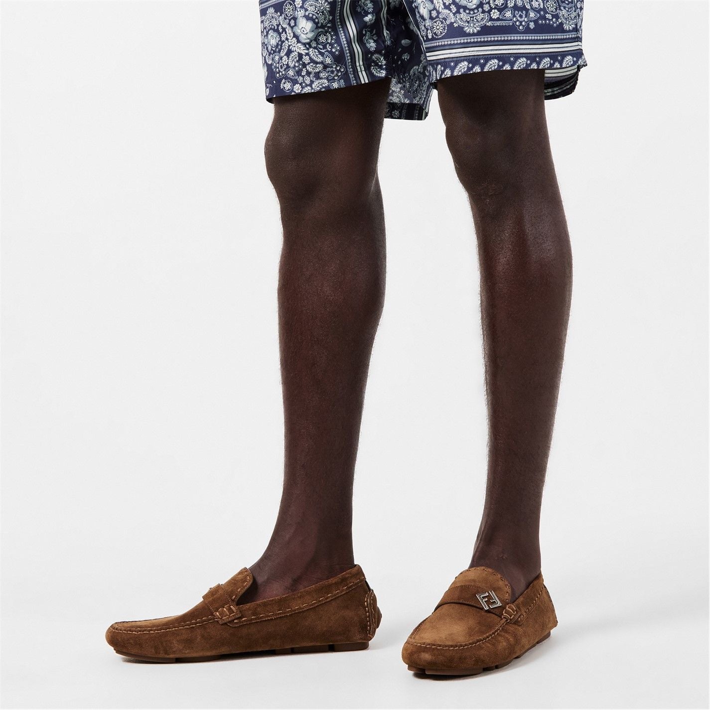  Fendi FF Loafer Sn53 Brown