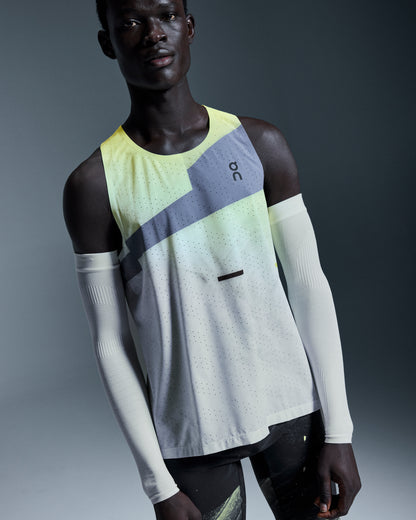 On Race Singlet Limelight | Glacier