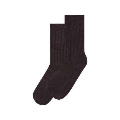 On Terry Sock High Pebble