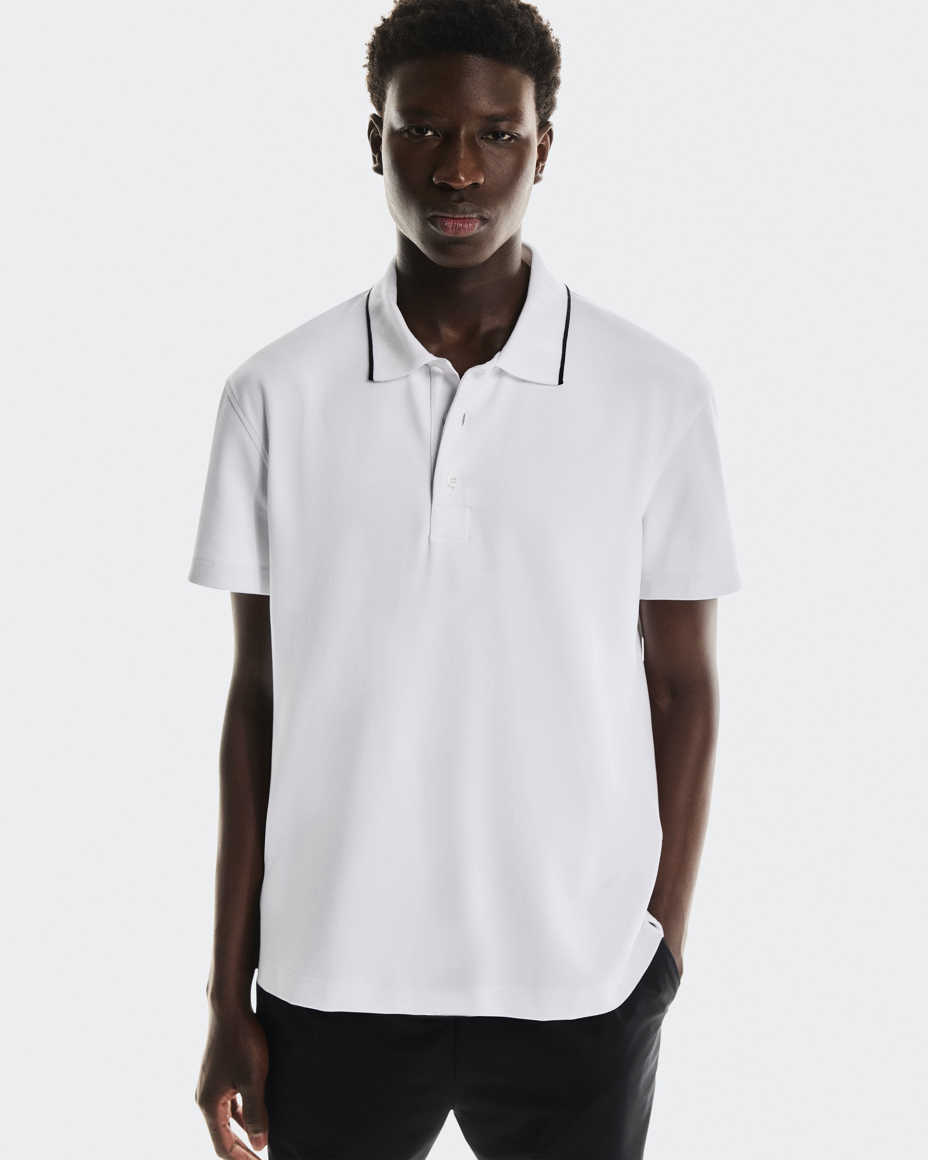 On Courtside Polo White