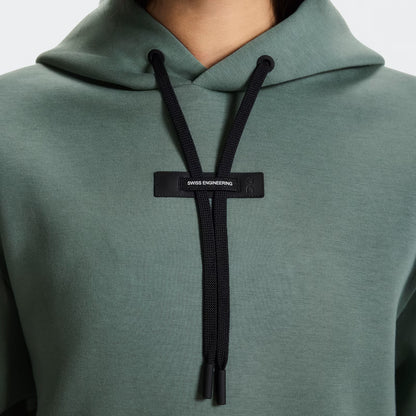 On Focus Tech Hoodie Olive (Women'S)