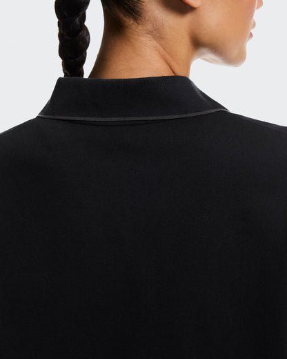 On Courtside Polo Black | Eclipse (Women'S)