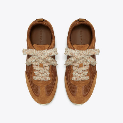 Tory Burch Field Sneaker COGNAC BROWN