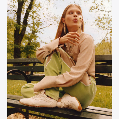 Tory Burch Field Sneaker LIGHT CREAM