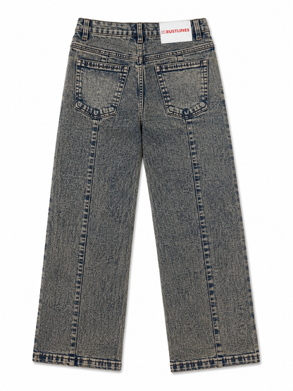 DECADE OLD VINTAGE PLEATED DENIM MEN'S JEANS