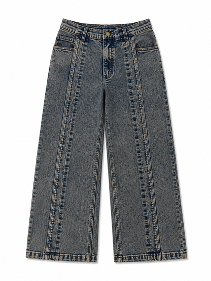 DECADE OLD VINTAGE PLEATED DENIM MEN'S JEANS