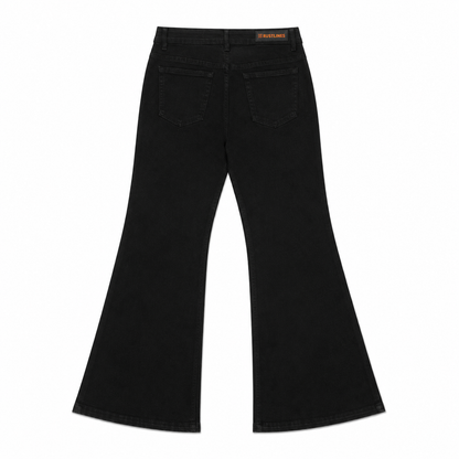 BOOTLEG DENIM BLACK WOMEN'S JEANS