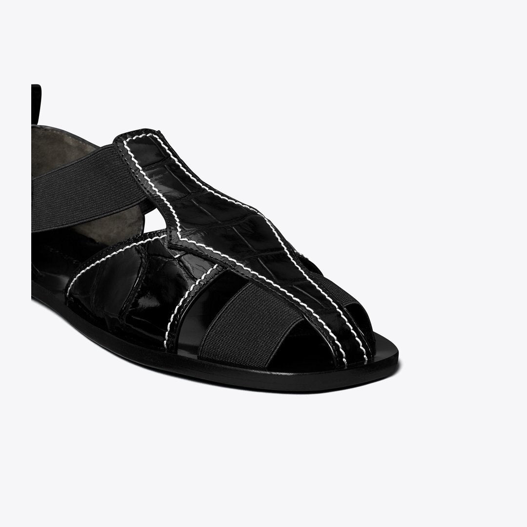 Tory Burch Fisherman Sandal PERFECT BLACK