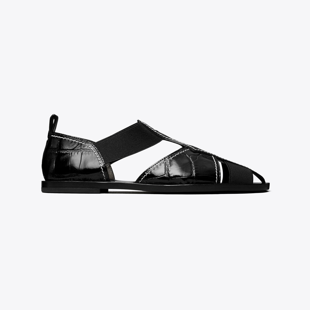 Tory Burch Fisherman Sandal PERFECT BLACK