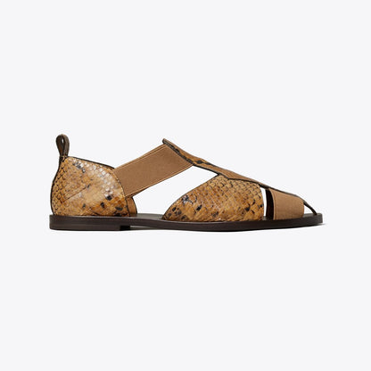 Tory Burch Fisherman Sandal BROWN ROCCIA
