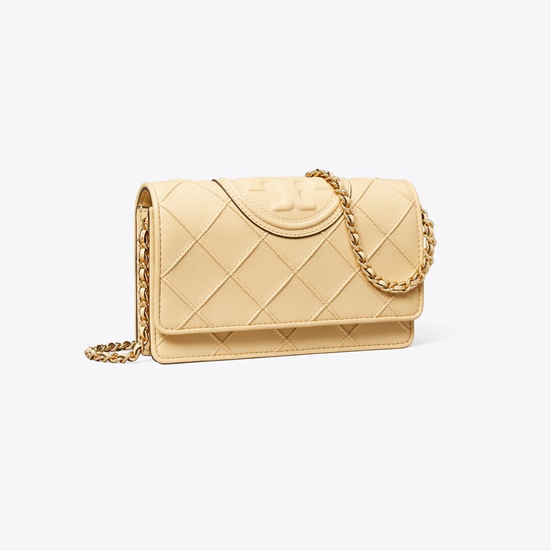 Tory Burch Fleming Crossbody Vanilla Soft Serve