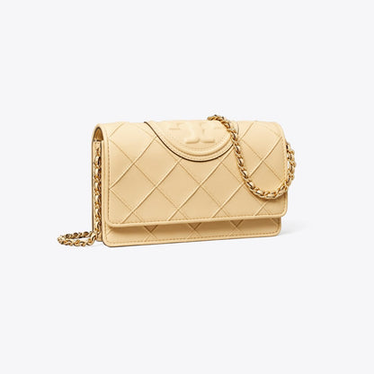 Tory Burch Fleming Crossbody Vanilla Soft Serve