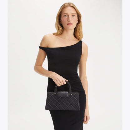 Tory Burch Fleming East-West Tote Black