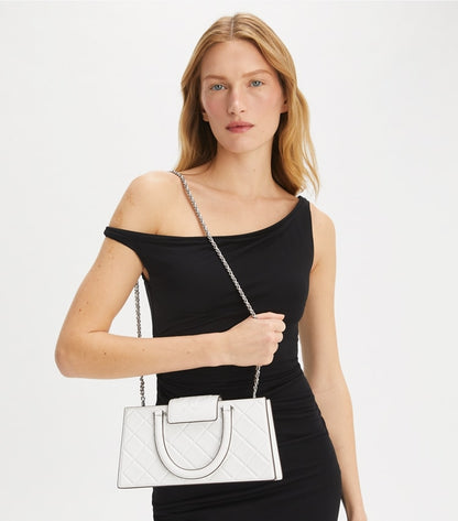 Fleming East-West Tote Blanc Blanc