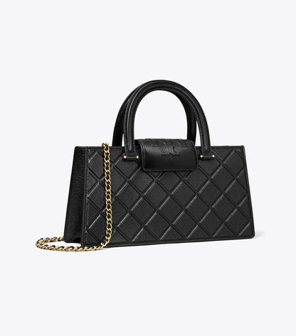 Fleming East-West Tote Black Black