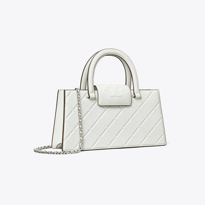 Tory Burch Fleming East-West Tote Blanc