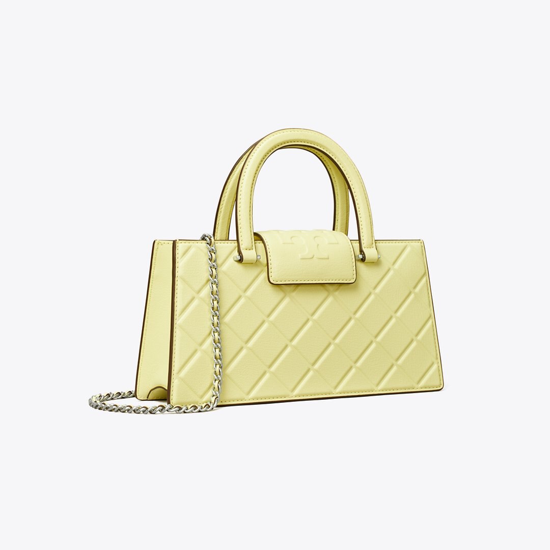 Tory Burch Fleming East-West Tote Frozen Zest