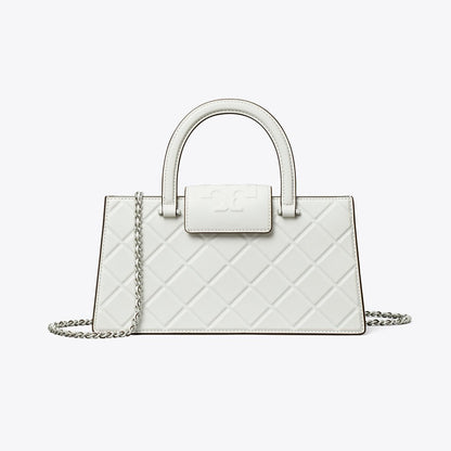 Tory Burch Fleming East-West Tote Blanc
