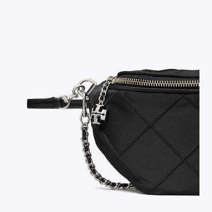 Tory Burch Fleming Nylon Belt Bag Black
