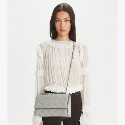 Tory Burch Fleming Shoulder Bag Gray