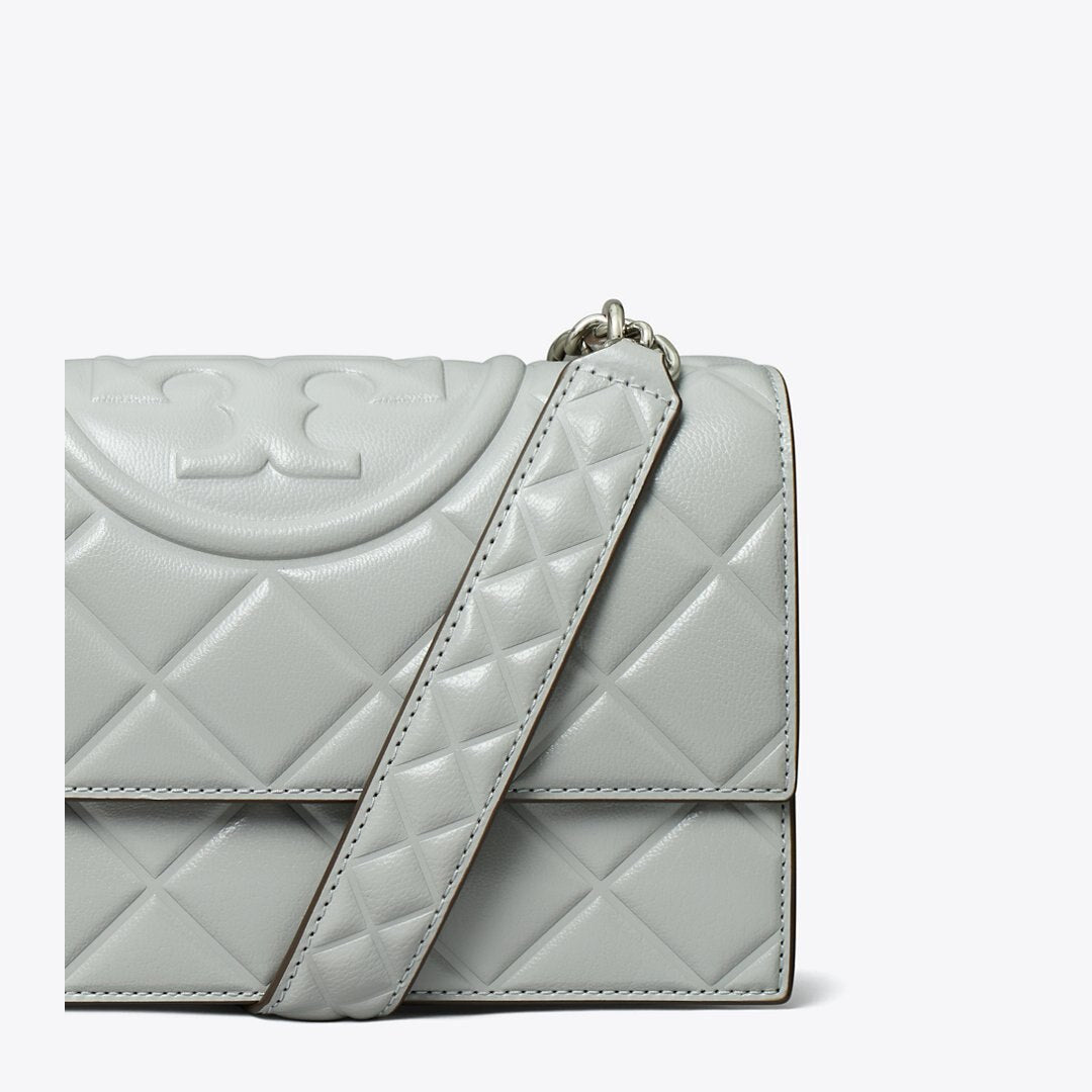 Tory Burch Fleming Shoulder Bag Gray