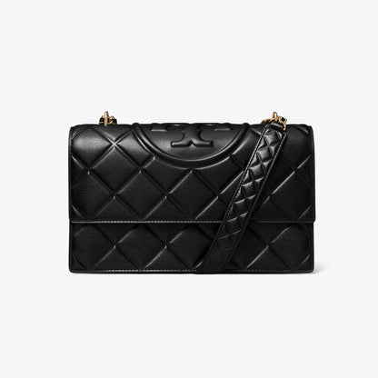 Tory Burch Fleming Shoulder Bag Black