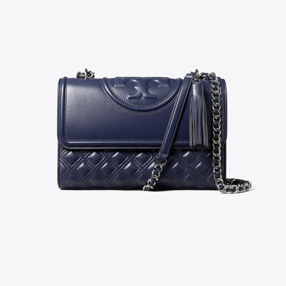 Tory Burch Fleming Shoulder Bag Royal Navy