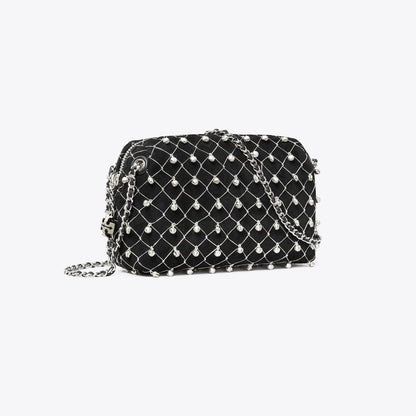 Tory Burch Fleming Soft Bell Crossbody Bag Black