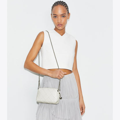 Tory Burch Fleming Soft Crossbody Bag Blanc