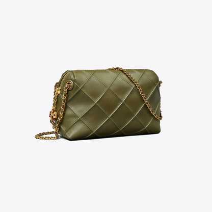 Tory Burch Fleming Soft Crossbody Bag Dark Olive