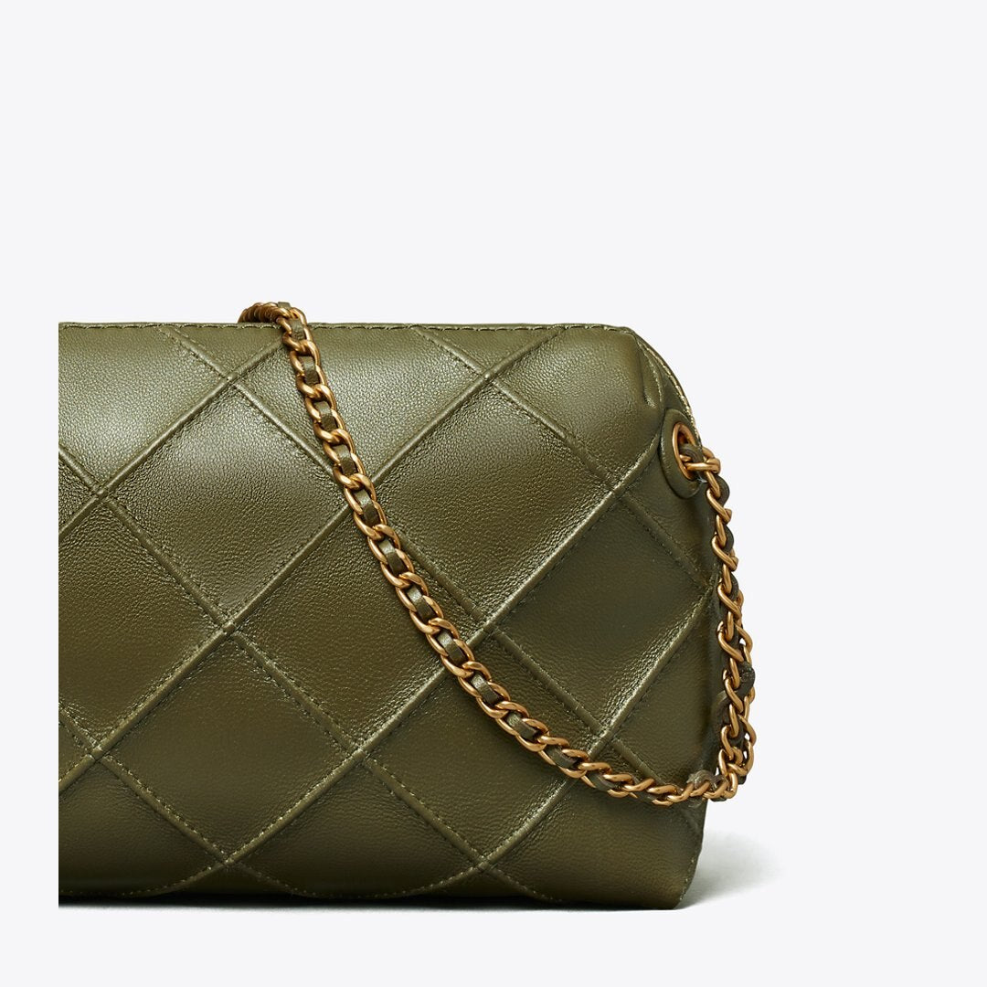 Tory Burch Fleming Soft Crossbody Bag Dark Olive