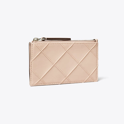 Tory Burch Fleming Zip Card Case Soft Pink