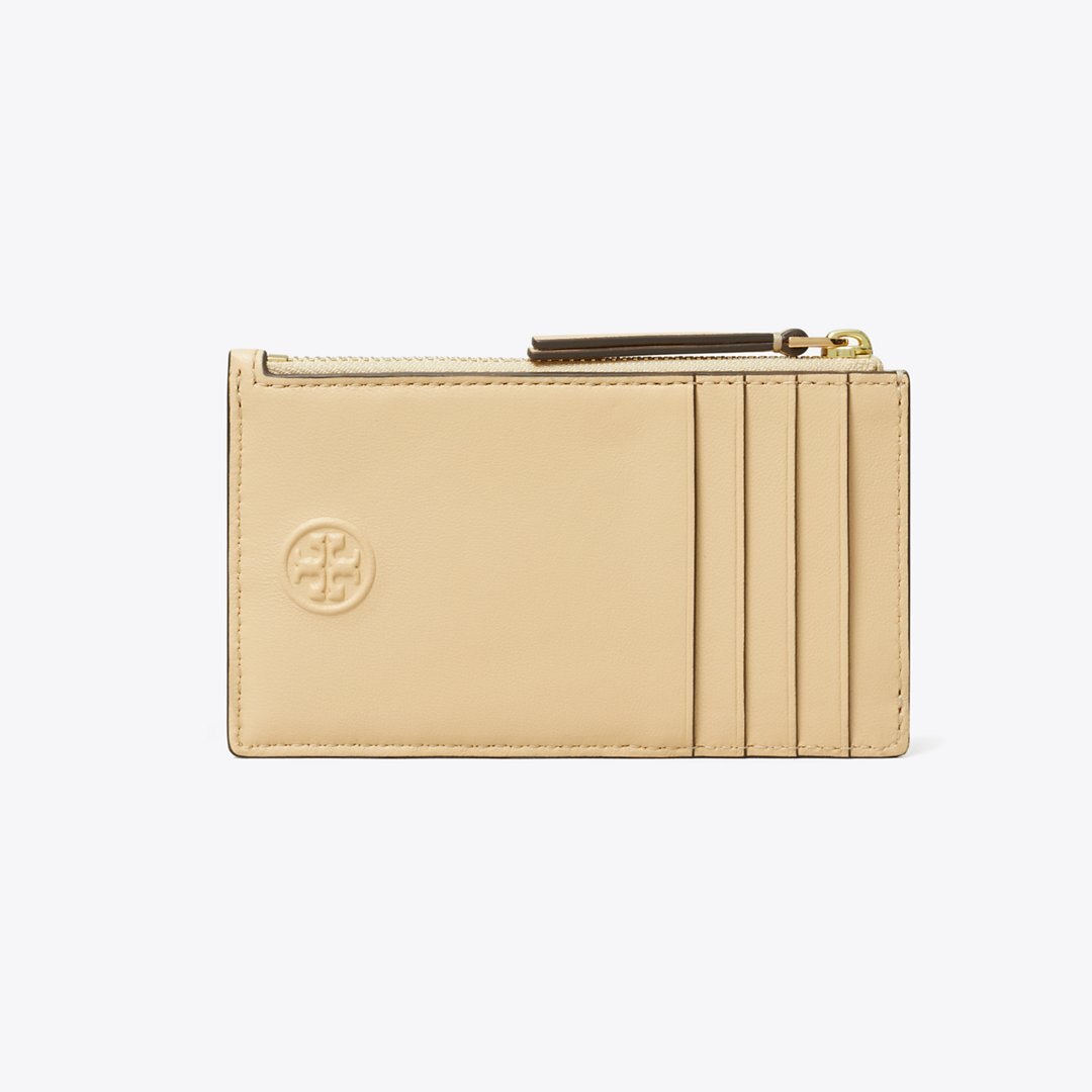 Tory Burch Fleming Zip Card Case Soft Serve