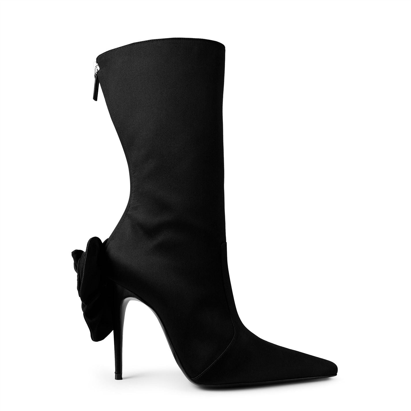  Flower Boots Black