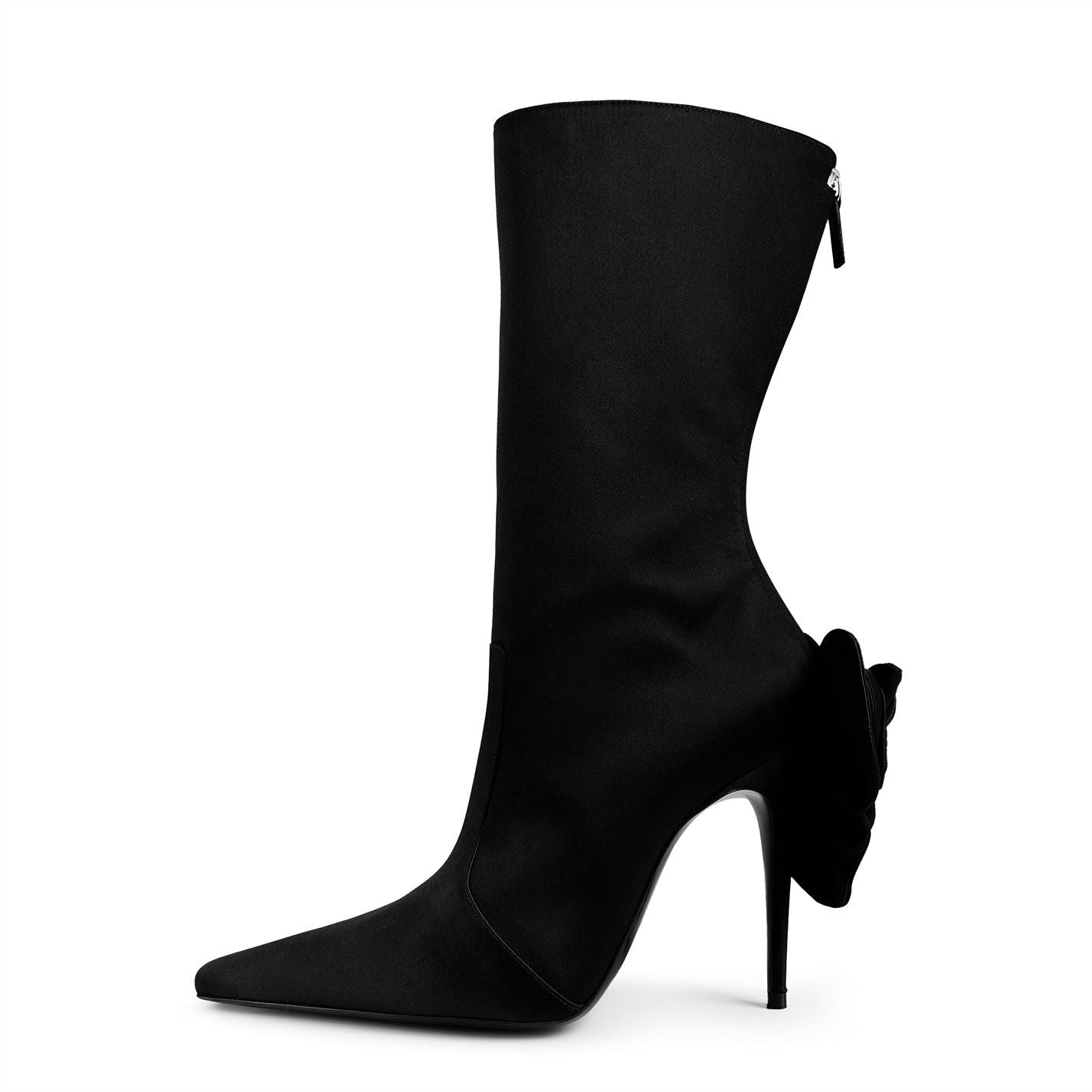  Flower Boots Black