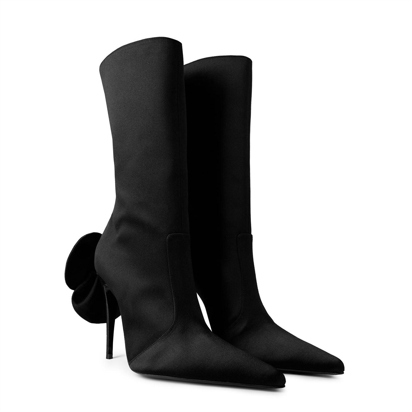  Flower Boots Black