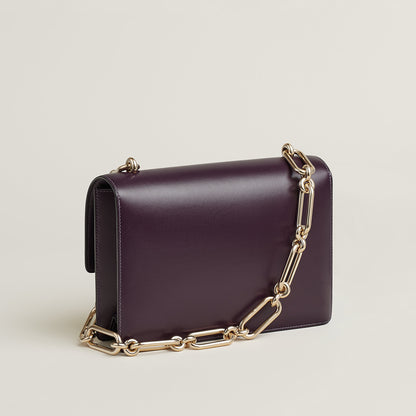  Hermes Fonsbelle Chaine Bag Raisin