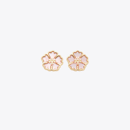 Tory Burch Forget Me Not Bracelet and Earrings Gift Set Tory Gold / Multi